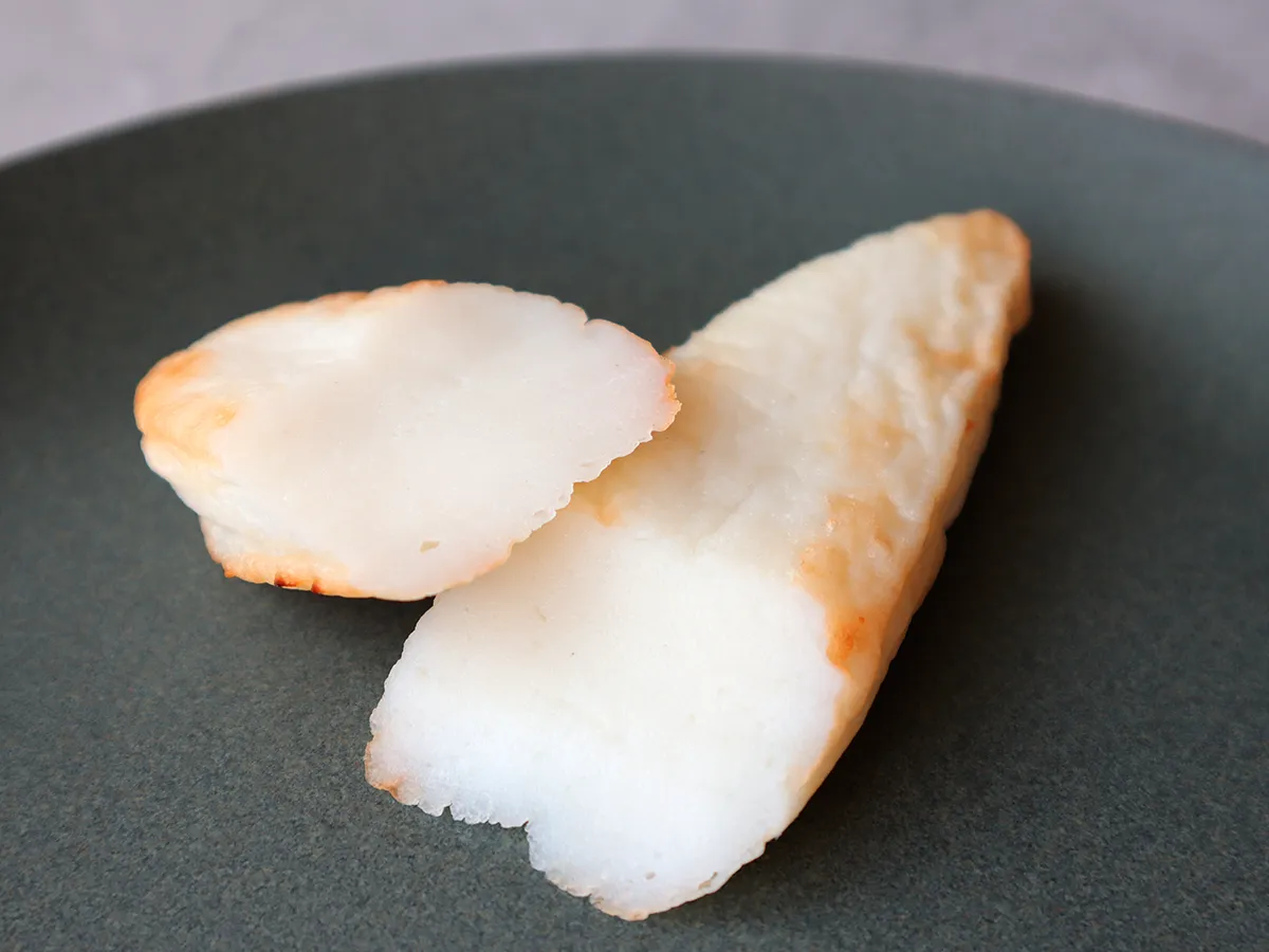 「笹蒲鉾」の断面