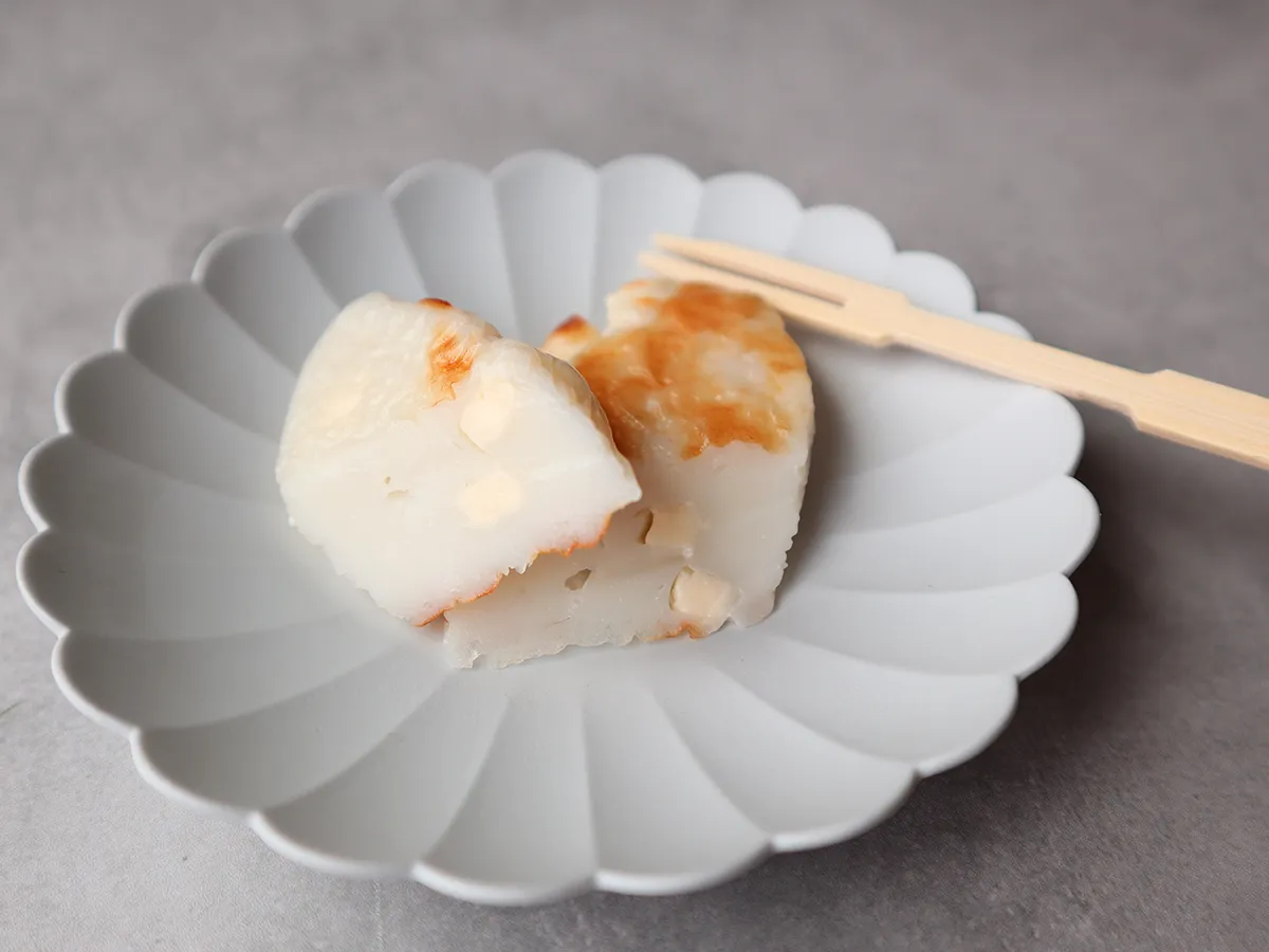 「味ささ チーズ」の断面