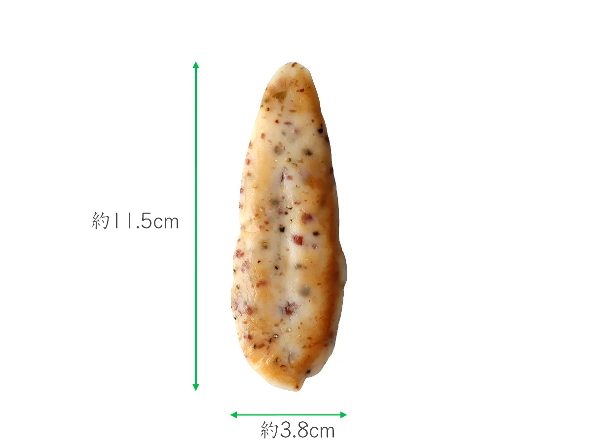 「牛たん蒲鉾」のサイズ
